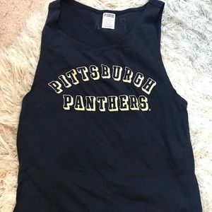 VS Pink Collegiate Pitt Panthers tank top XS